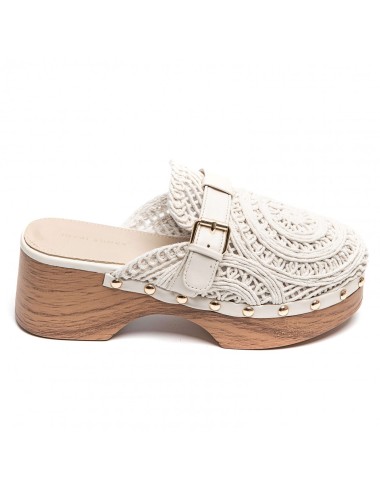 Sabots bohème beige